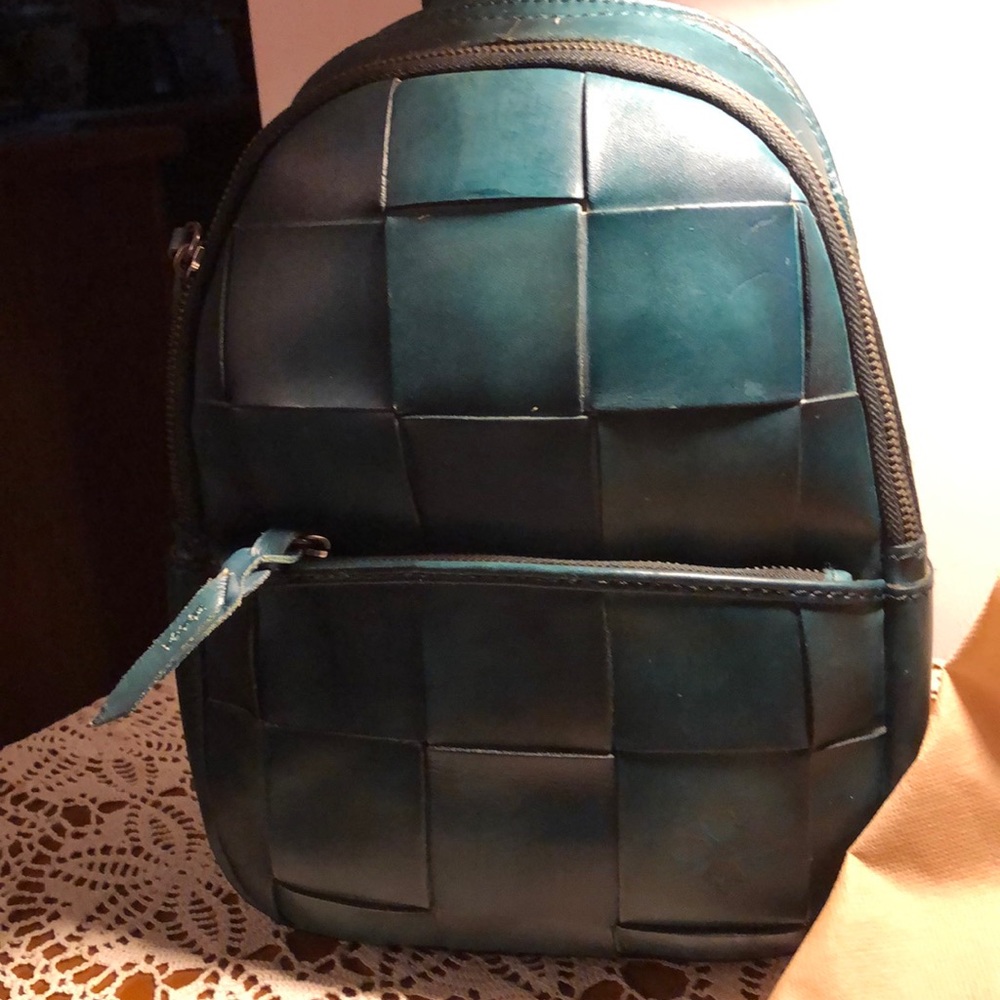 Hunter green Patricia Nash backpack. Never used.